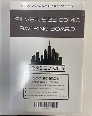 Buy 100 X Silver Boards Graded City Comics • 16.49£