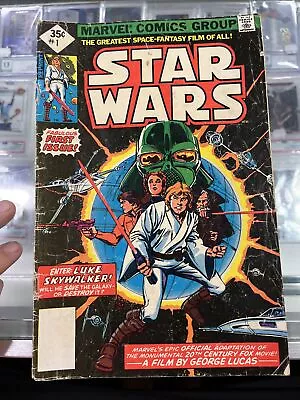 Buy Star Wars #1 Marvel 1977 Rare Whitman Diamond Variant 35 Cent V • 46.70£