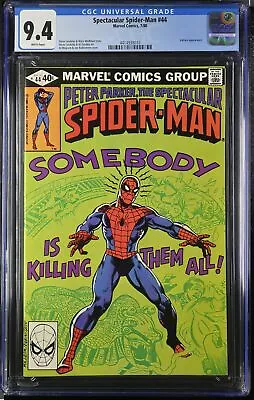Buy Spectacular Spider-Man #44 - Marvel Comics 1980 CGC 9.4 Vulture Appearance. • 23.04£
