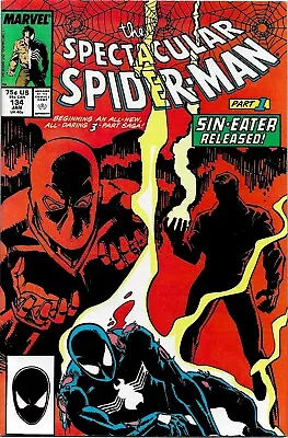Buy Spectacular Spider-man #134 (vol 1) Sin-eater / Marvel / Jan 1988 / V/g • 5.99£