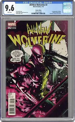 Buy All New Wolverine #2B Lopez 1:25 Variant CGC 9.6 2016 4051232006 • 549.47£