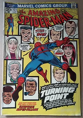 Buy Amazing Spiderman 121-The Death Of Gwen Stacey - June 1973 - Big Key Issue. • 200£