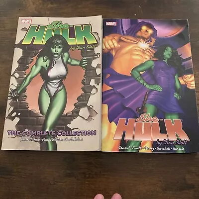Buy She-Hulk By Dan Slott Complete Collection Vol 1-2 TPB Lot Marvel Epic Run • 55.33£
