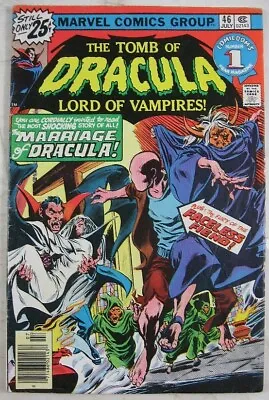 Buy Vintage Marvel Comic 1976 The Tomb Of Dracula #46 25c • 4£