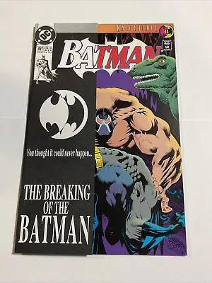 Buy Batman: #497 NM Knightfall The Breaking Of The Batman DC Comics Bane HIGH GRADE • 4.76£