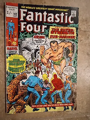 Buy Fantastic Four 102 VG UK Variant Combined Shipping • 8£