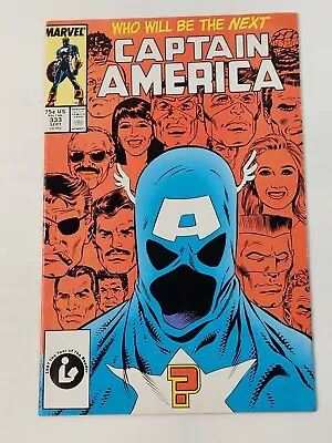 Buy Captain America 333 DIRECT 1st App John Walker As 4th Captain America 1987 • 15.82£