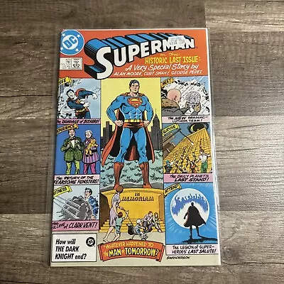 Buy Superman #423 (DC, 1986) Alan Moore, Curt Swan, George Perez • 11.98£
