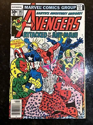 Buy Avengers #161 VG+ Marvel Comics Jul 1977 Debut New Wonder Man Costume • 8£