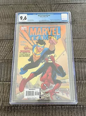 Buy Marvel Comics Team-Up 14 CGC 9.6 1st Spider-Man Invincible Image Robert Kirkman • 680.51£