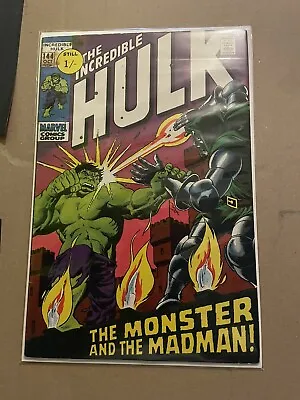 Buy Incredible Hulk #144 MARVEL ( Vol 1 1971) Doctor Doom (C) 6.0-7.0 • 24.85£