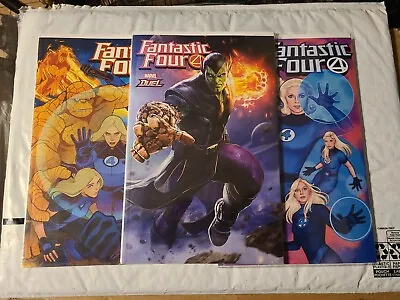 Buy Fantastic Four #35 LGY #680 Lot Of 3 Covers Marvel NM • 16.08£