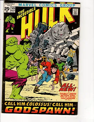 Buy Incredible Hulk #145 MARVEL 1971 (Origin Retold) • 31.27£