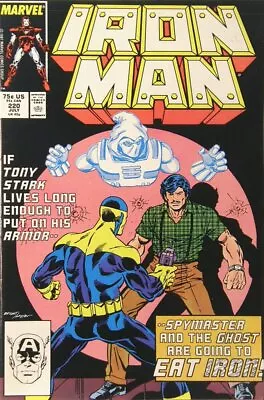 Buy Iron Man (Vol 1) # 220 (NrMnt Minus-) (NM-) Marvel Comics AMERICAN • 10.19£