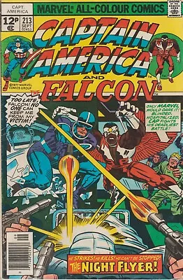 Buy Marvel Comics Captain America #213 September 1977 Vf • 4.50£