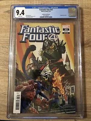Buy Fantastic Four #33 - 08/21 - CGC 9.4 - Pacheco Variant Cover - Marvel Comics • 125£