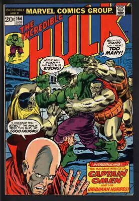 Buy Incredible Hulk #164 7.0 // 1st Appearance Of Captain Omen Marvel Comics 1973 • 39.72£