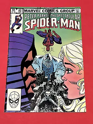 Buy The Spectacular Spider-Man #82 (1983) Cloak & Dagger, Punisher, Kingpin • 7.95£