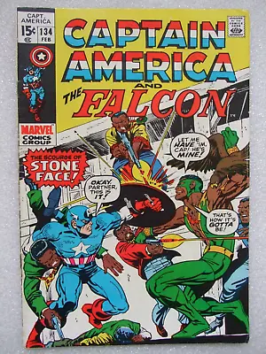 Buy Captain America   #134  1st Appearance Of Stone Face! • 19.99£