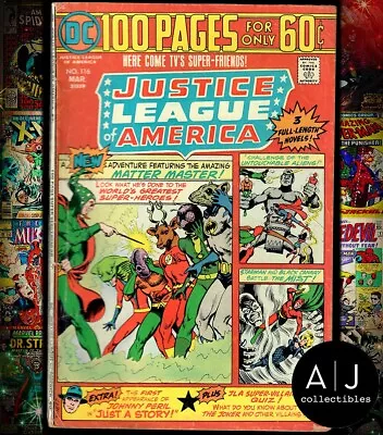 Buy Justice League Of America #116 DC 1975 VG 4.0 • 3.91£