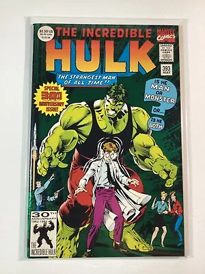 Buy INCREDIBLE HULK #393 NM 9.4 OVERSIZED 30th ANNIVERSARY ISSUE WITH PINUPS GALORE! • 13.55£