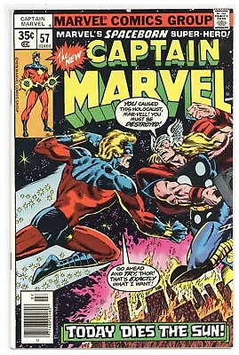 Buy Captain Marvel   # 57    NEAR MINT   July 1978   Thanos Appears In Flashback • 40.18£