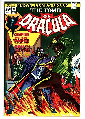 Buy Tomb Of Dracula #21 (1974) - Grade 8.0 - Blade Appearance - Deathknell! • 31.97£