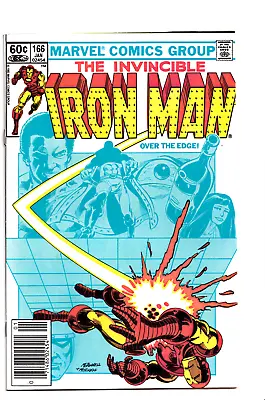 Buy Iron Man #166 1983 Marvel Comics 1st Full App. Obadiah Stone • 5.12£