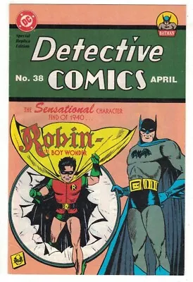 Buy DETECTIVE COMICS #38 SPECIAL REPRINT EDITION - 1st APP OF ROBIN - DC COMICS/1995 • 6.31£