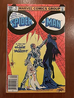 Buy Spectacular Spider-Man #70 Marvel Comic Book 3rd Cloak And Dagger App 1982 • 15.77£