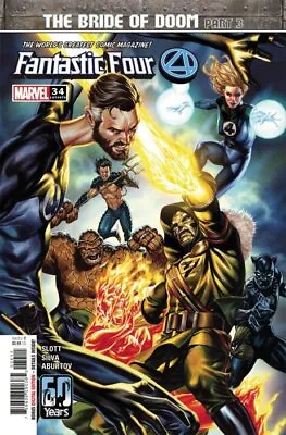 Buy FANTASTIC FOUR ISSUE 34 - FIRST 1st PRINT BRIDE OF DOOM PART 3 - MARVEL COMICS • 5.95£