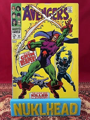 Buy Avengers #52 Marvel 1968 1st App. Of Grim Reaper & Black Panther Joins Avengers • 35.62£