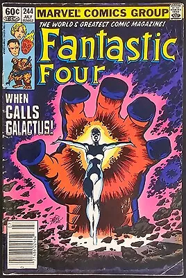 Buy Fantastic Four #244 Newsstand FN 1982 Bronze Age Marvel Comics John Byrne • 14.26£