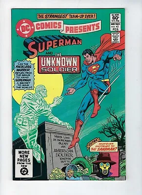 Buy DC COMICS PRESENTS # 42 (Superman & Unknown Soldier, FEB 1982) VF- • 4.50£
