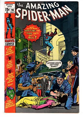 Buy Amazing Spider-man #96 (1971) - Grade 6.0 - 1st Not Approved By Comics Code! • 80.06£