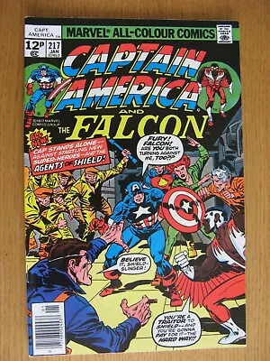 Buy Captain America 217(1978) [NM-], 1st App Wendall Vaughn, Marvel Boy - Quasar • 75£