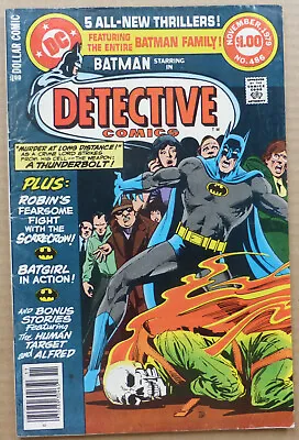 Buy Detective Comics #486, Great  Batman  Cover Art &  Robin  Fights  The Scarecrow  • 15£