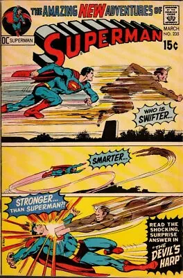 Buy ⚡ SALE! Superman #235 ~ March 1971 ~ 6.0 Fine ~ Devil's Harp Story ~ Very Nice • 19.02£