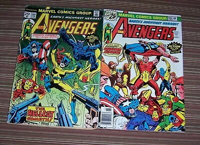 Buy Avengers Lot 144 148 VG Marvel Bronze Age Captain America Iron Man Hellcat Beast • 14.22£
