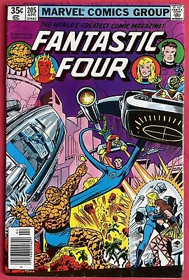 Buy Fantastic Four #205 1st Appearance Nova Corps & Rul (1979) Marvel Comics • 19.95£