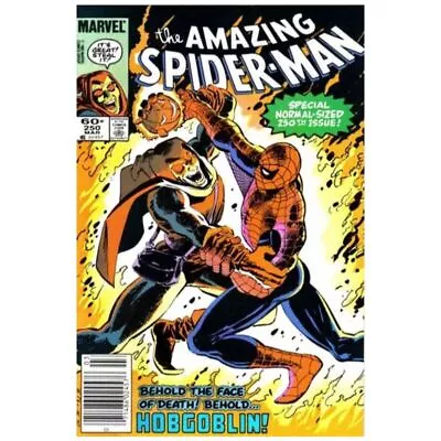 Buy Amazing Spider-Man (1963 Series) #250 Newsstand In F + Cond. Marvel Comics [x@ • 11.84£