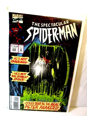 Buy The Spectacular Spider-Man # 222 (Mar. 1995, Marvel) Scarlet Spider Bagged Board • 4.05£
