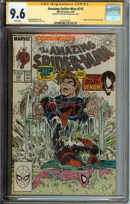 Buy Amazing Spider-man #315 Cgc 9.6 White Pages // Signed By Todd Mcfarlane • 181.35£