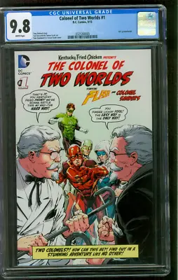 Buy The Colonel Of Two Worlds 1 CGC 9.8 Green Lantern Flash KFC 9/15 • 237.17£