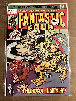Buy FANTASTIC FOUR #151 (October, 1974)  Marvel  VALUE STAMP INTACT! • 6.36£