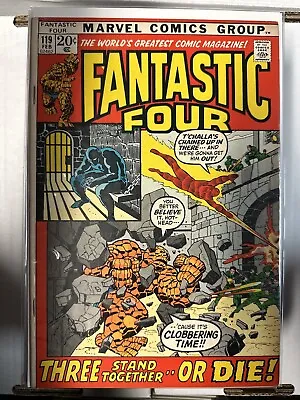 Buy Fantastic Four#119  Mid Grade Marvel Early Black Panther In Bronze-Age Classic • 16.06£