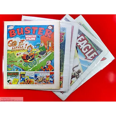 Buy Buster And Monster Fun Comic Bags ONLY Clear Resealable Size3 X 100 • 21.99£