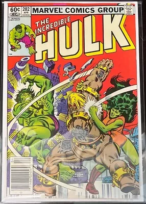 Buy Incredible Hulk #282 (1983, Marvel) 1st Hulk & She-Hulk - RARE Newsstand Edition • 31.62£