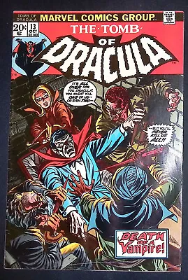 Buy The Tomb Of Dracula #13 Bronze Age Marvel Comics Origin Of Blade F • 67.49£