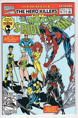 Buy AMAZING SPIDER-MAN ANNUAL #26 - 6.5 - WP - Venom - New Warriors • 5.20£